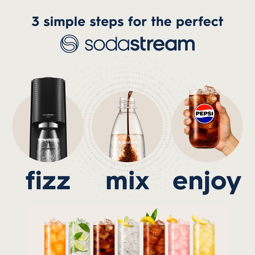 SodaStream Bar & Beverage Tools SodaStream - Terra Water Maker Kit - Black