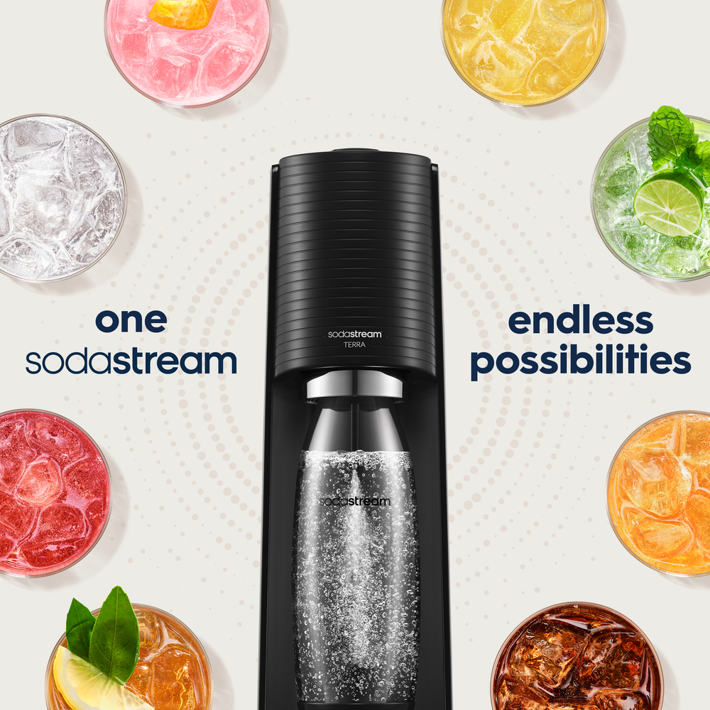 SodaStream Bar & Beverage Tools SodaStream - Terra Water Maker Kit - Black