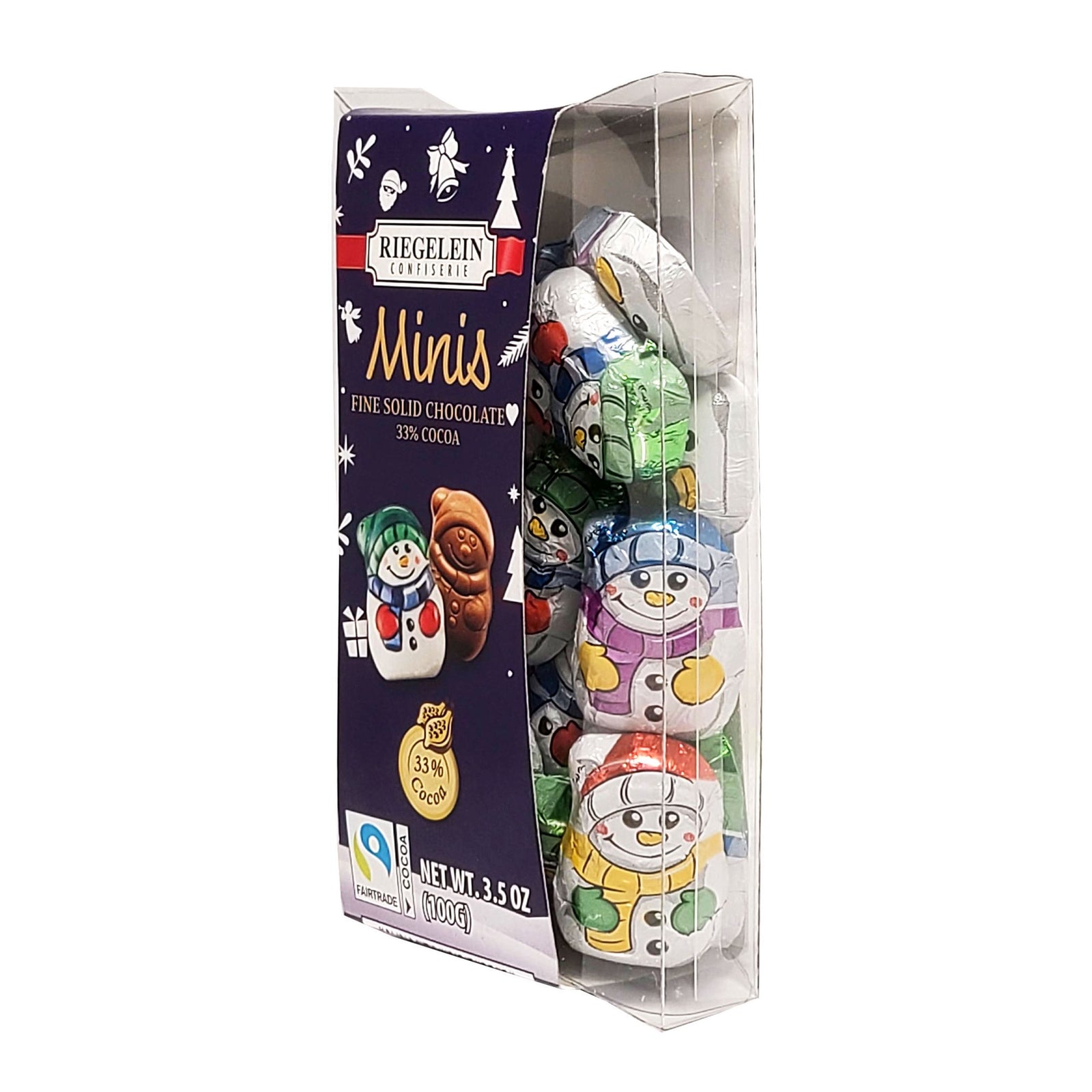 Reading China & Glass Candy Mini Solid Snowmen 3.5oz