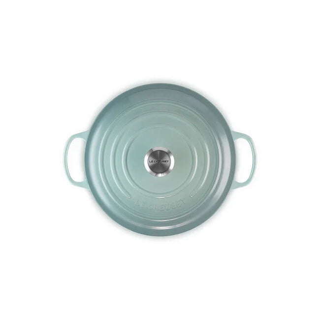 Le Creuset Cast Iron Cookware Le Creuset Signature 7.25 Qt Sea Salt Round Dutch Oven