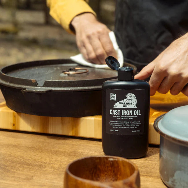 Walrus Oil Cast Iron Seasoning Walrus Oil Cast Iron Oil 8 oz