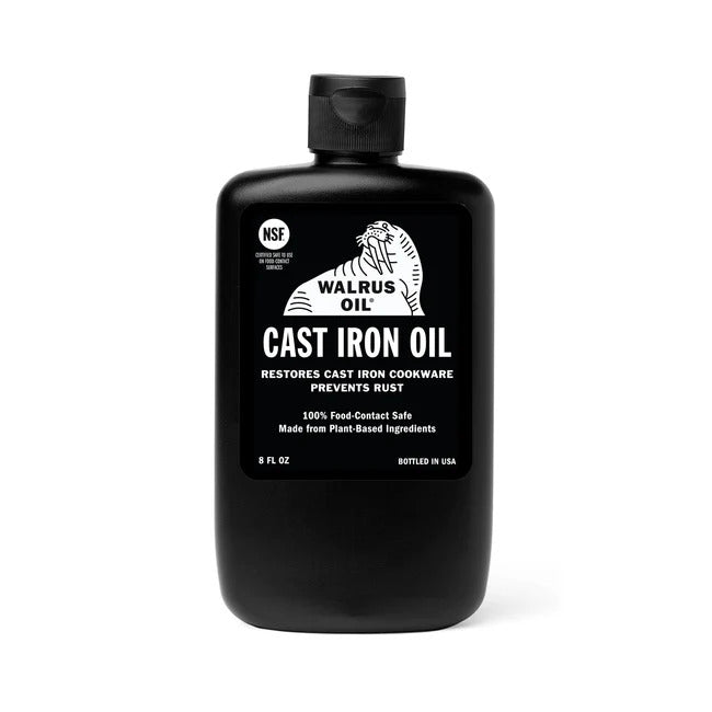 Walrus Oil Cast Iron Seasoning Walrus Oil Cast Iron Oil 8 oz