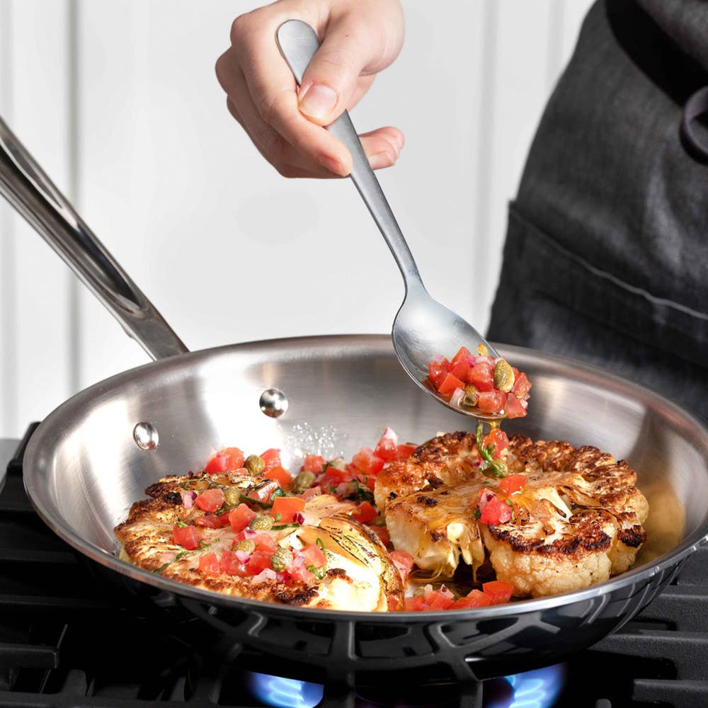 All-Clad Cookware Sets All-Clad D3 Stainless Steel 10 Piece Cookware Set