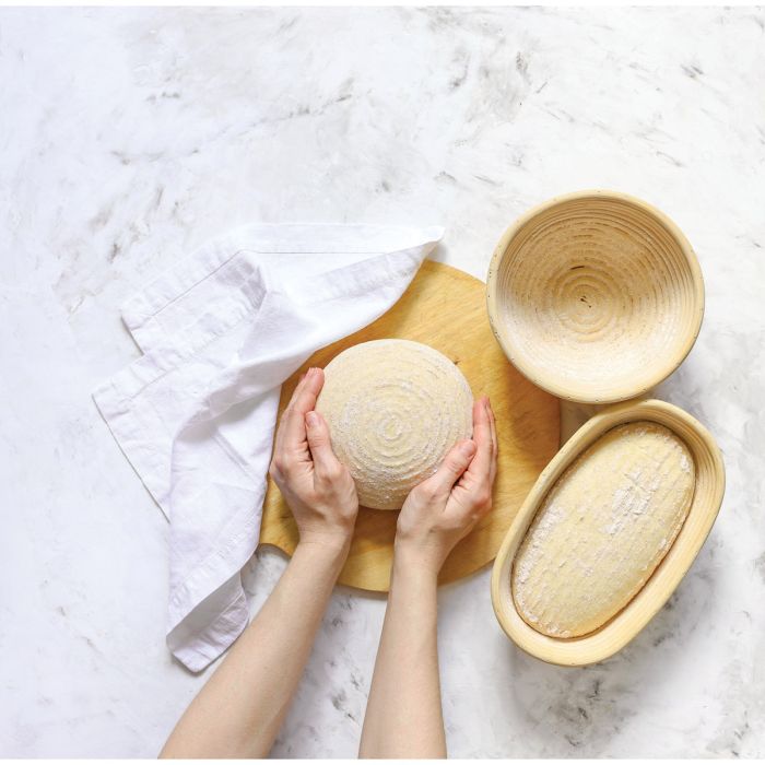 Harold Import Food Prep Mrs. Anderson's Baking Round Bread Proofing Basket