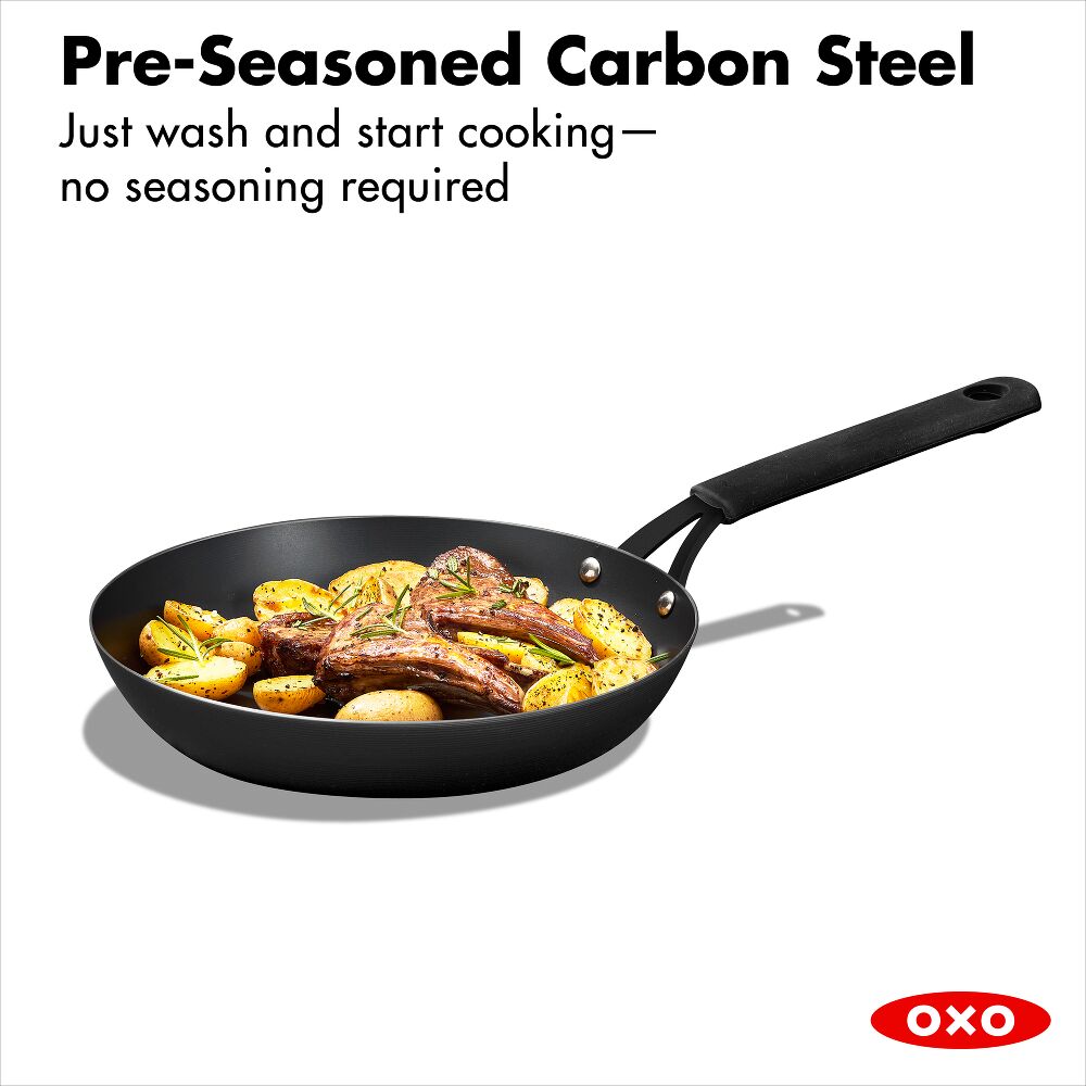 OXO Frypans & Skillets OXO Obsidian 10" Carbon Steel Frying Pan