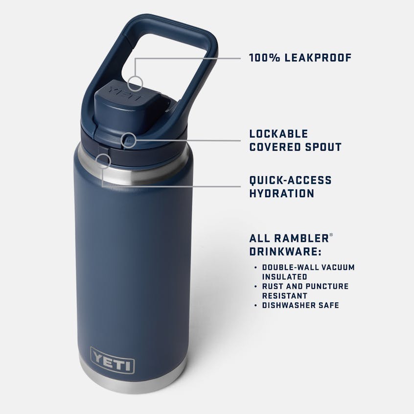 YETI Insulated Bottles YETI Rambler 26 oz Flip Chug Bottle - Black
