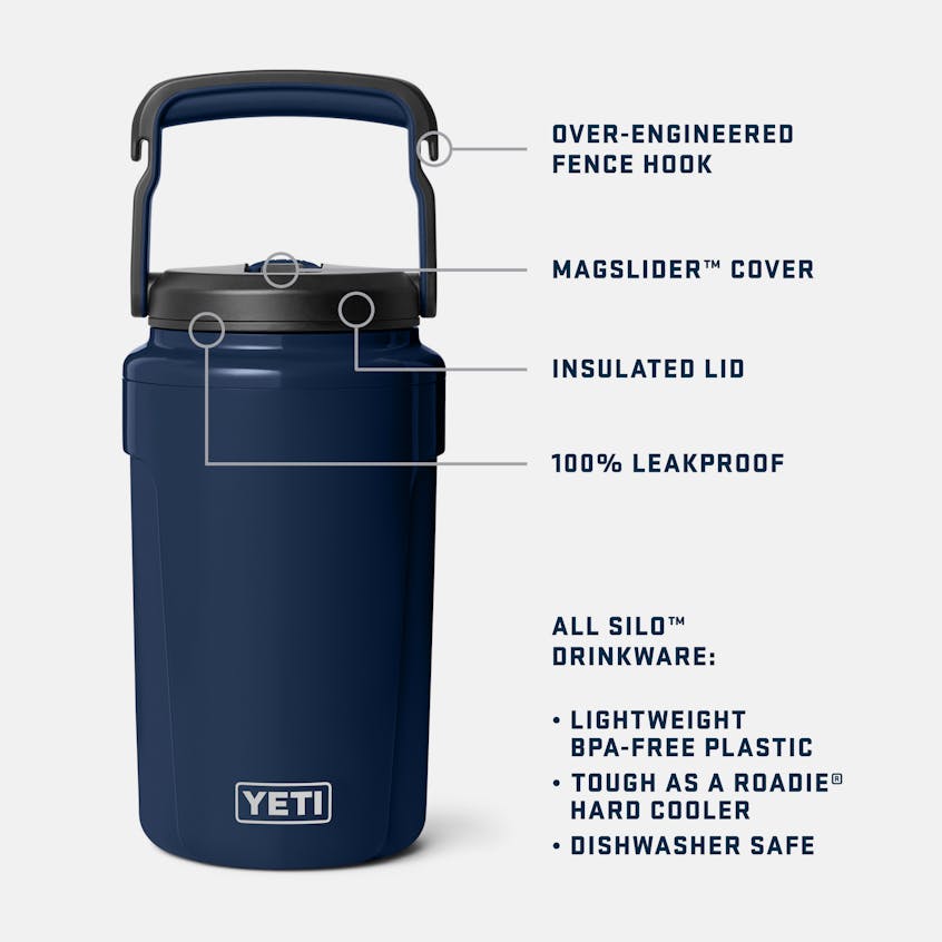 YETI Insulated Bottles YETI Silo 1/2 Gallon Jug - Black