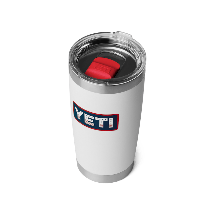YETI Insulated Drinkware YETI Rambler 20 oz Tumbler - Patriotic White