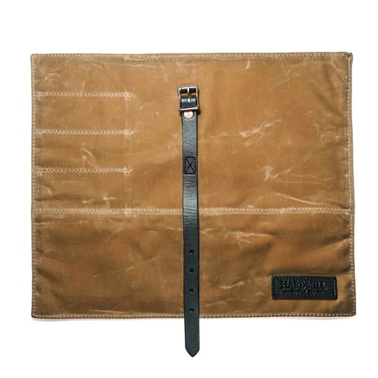 Hardmill Knife Accessories Hardmill Waxed Compact Knife Roll - Field Tan