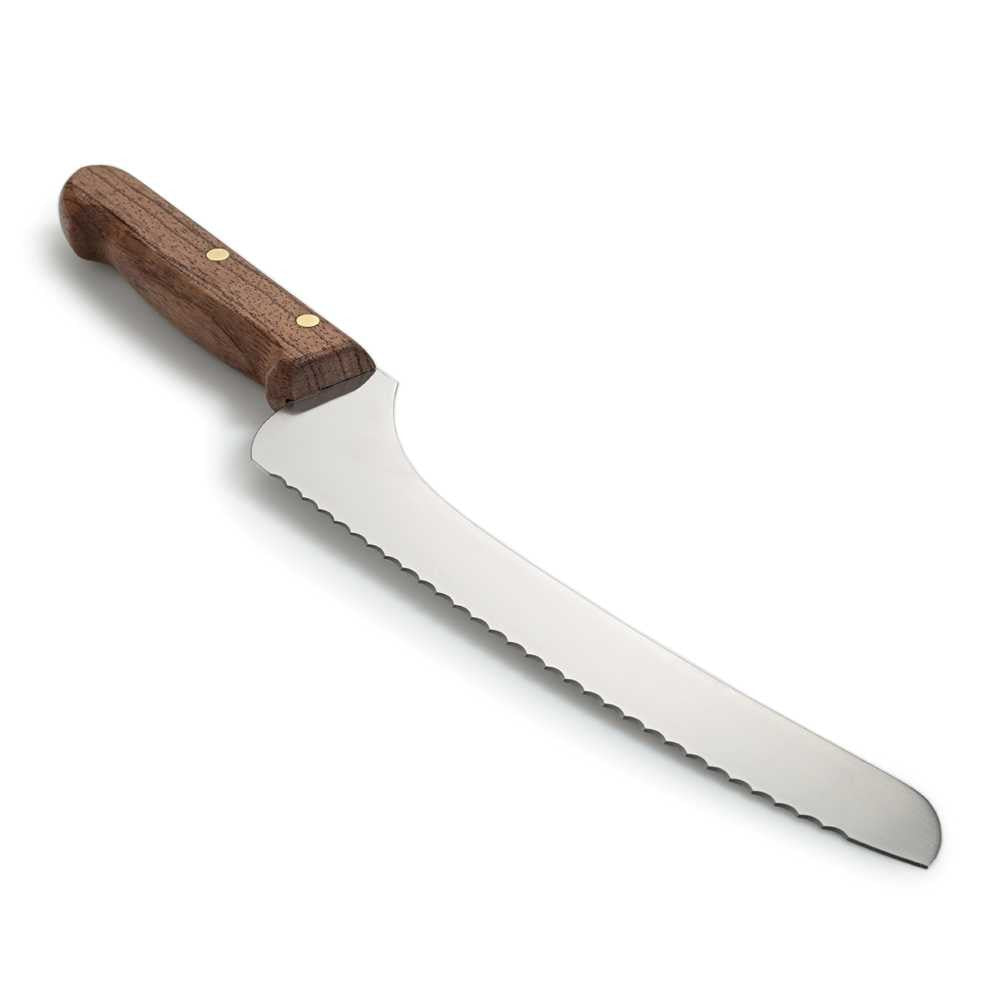 Dexter-Russell Knives Dexter Traditional Scalloped Offset 9" Rosewood Bread Knife