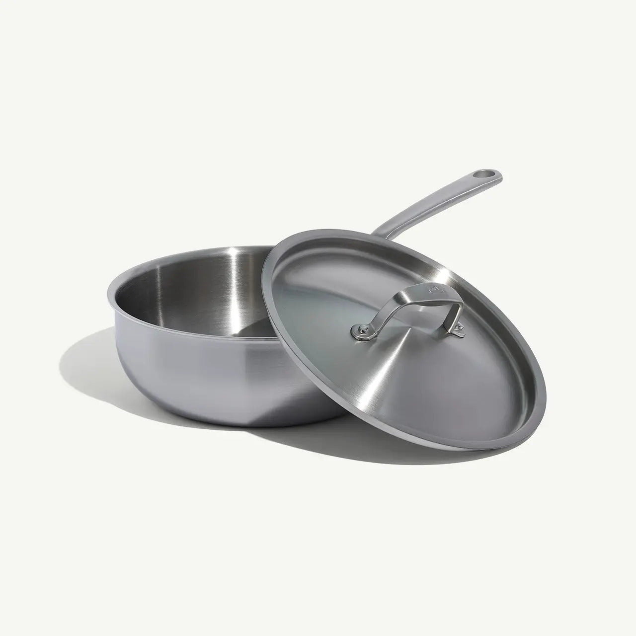 Made in Cookware Sauce & Saute Pans MADE IN Cookware 3 QT Stainless Clad Saucier with Lid