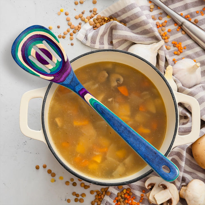 Totally Bamboo Spoons Baltique Mumbai 12.5" Slotted Spoon