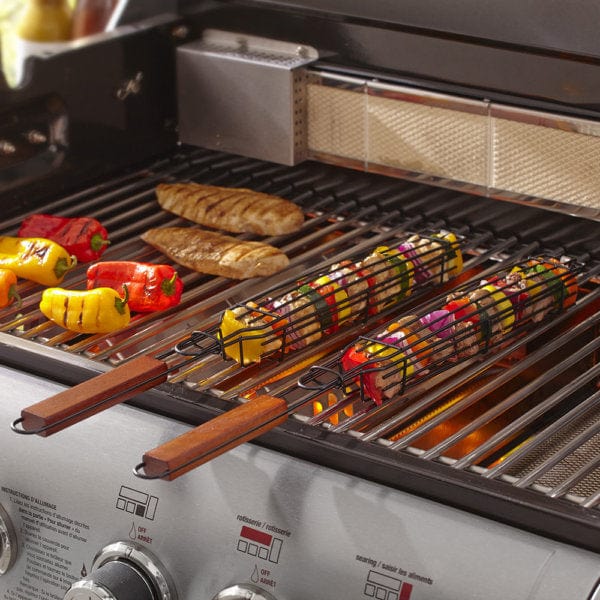 Mr. BBQ BBQ Tool Mr. Bar-B-Q Nonstick Kabob Basket - Set of 2