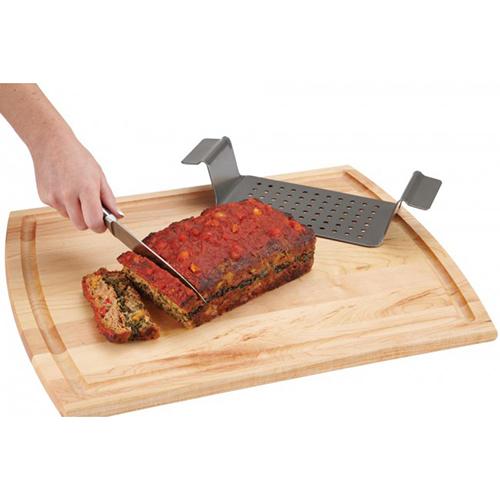 Kitchen & Company Bread & Loaf Pans Chicago Metallic Nonstick Meatloaf Pan With Insert
