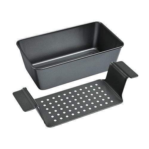 Kitchen & Company Bread & Loaf Pans Chicago Metallic Nonstick Meatloaf Pan With Insert
