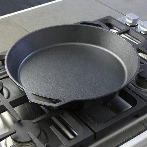 Lodge Cast Iron Cookware Lodge Pro Logic Cast Iron 17in Two-Handle Skillet