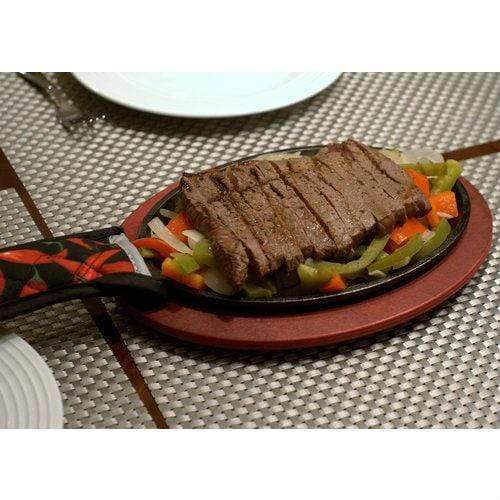 Lodge Cast Iron Cookware Lodge Pro Logic Cast Iron Fajita Set