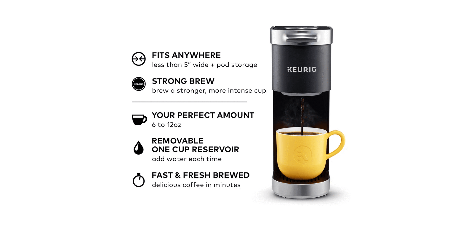 Keurig Coffee Maker Keurig K-Mini Plus Single Serve Coffee Maker