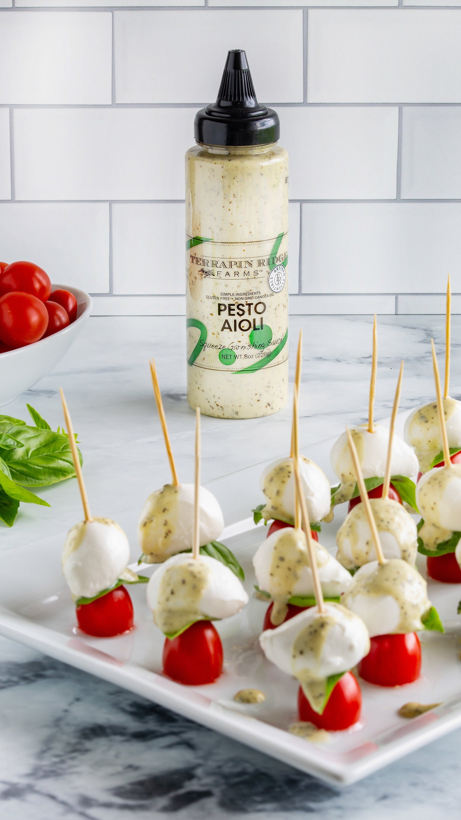 Terrapin Ridge Farms Dips & Spreads Terrapin Ridge Farms Pesto Aioli Squeeze 8 oz