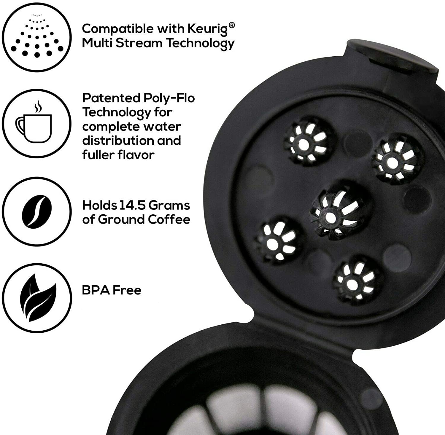 Keurig Keurig K-Cup Accessories Café Supreme Reusable Coffee Filter Cup for Keurig