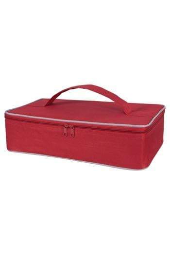 Kitchen & Company Food Carrier Casserole Carrier Thermal Red