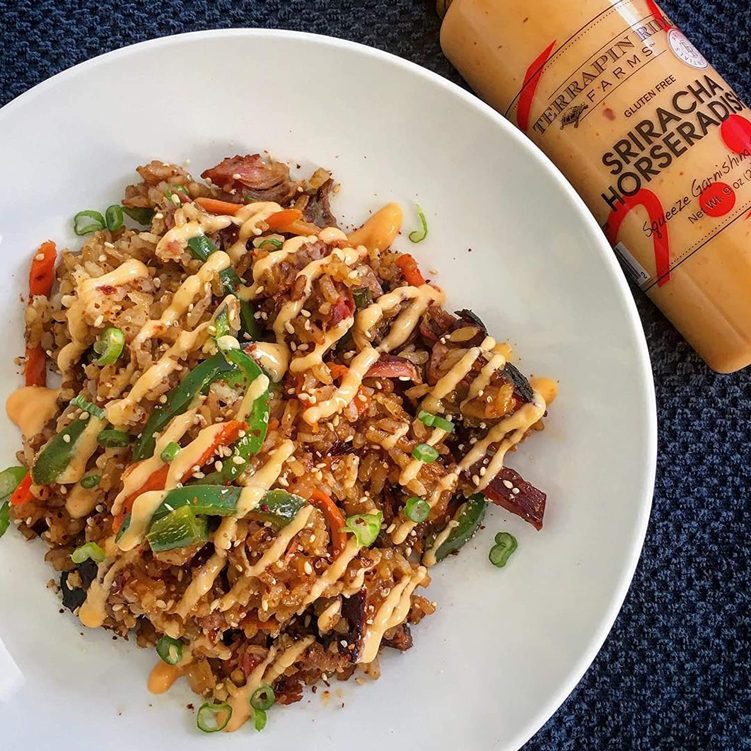 Terrapin Ridge Farms Marinades & Other Sauces Terrapin Ridge Farms Sriracha Horseradish Garnishing Sauce Squeeze Bottle 9 oz
