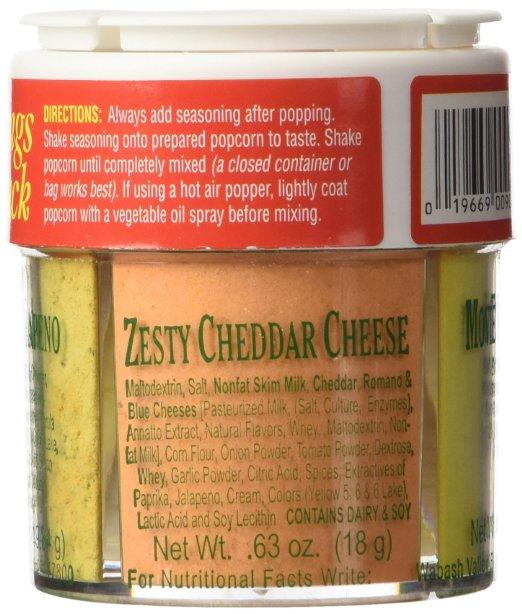 Wabash Valley Farms Popcorn Wabash Valley Farms 4 Seasonings Popcorn Sampler Pack, 0.7 oz