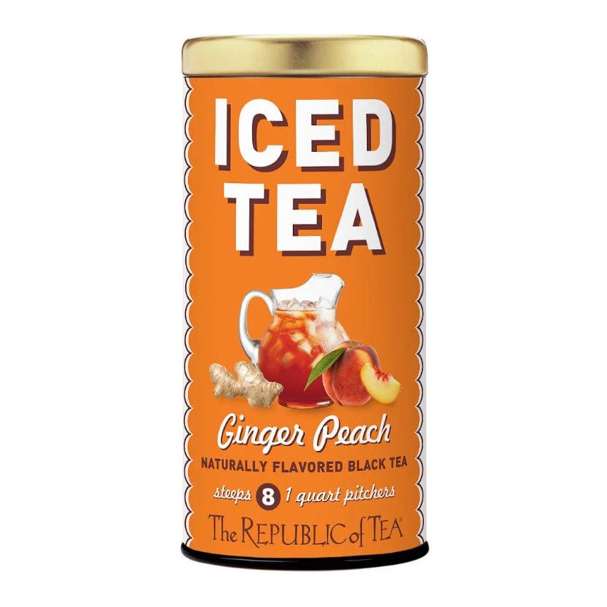 Republic of Tea Republic of Tea Ginger Peach Black Large Iced Tea Pouches