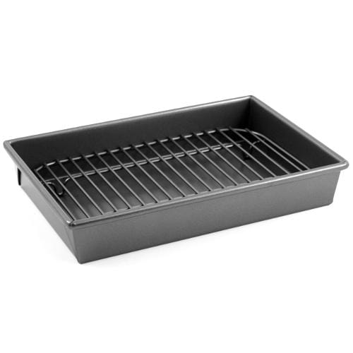 Chicago Metallic Roaster & Broiler Pans Chicago Metallic Nonstick Petite Broil & Roast Pan with Rack