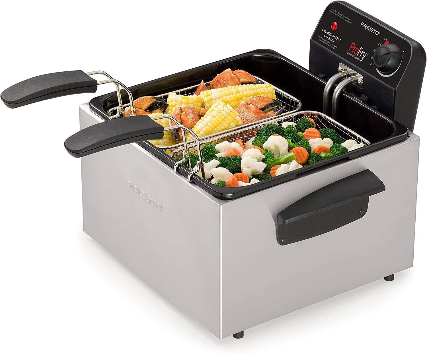 Presto Specialty Appliance Presto« Stainless Steel Dual Basket ProFry«