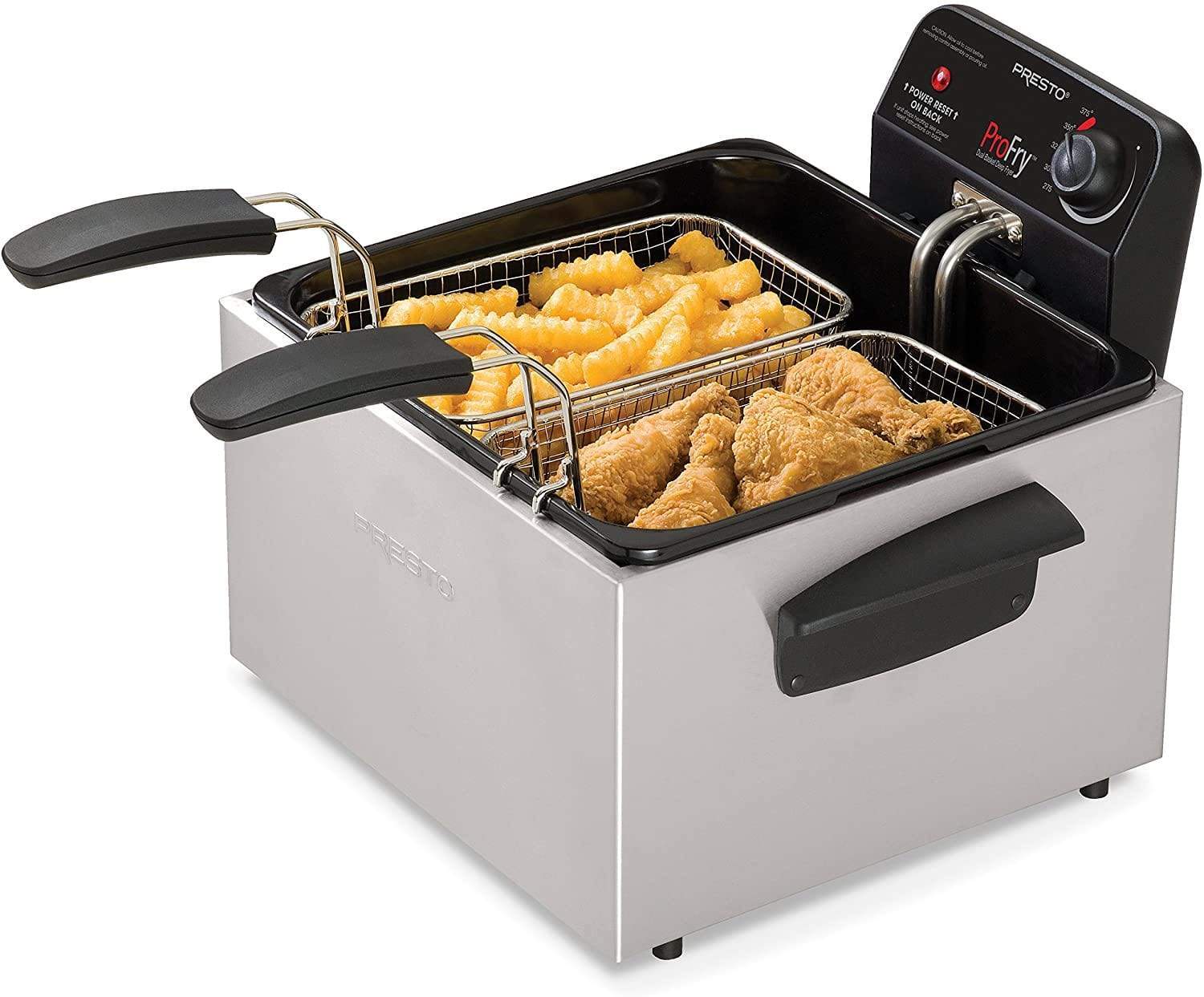 Presto Specialty Appliance Presto« Stainless Steel Dual Basket ProFry«