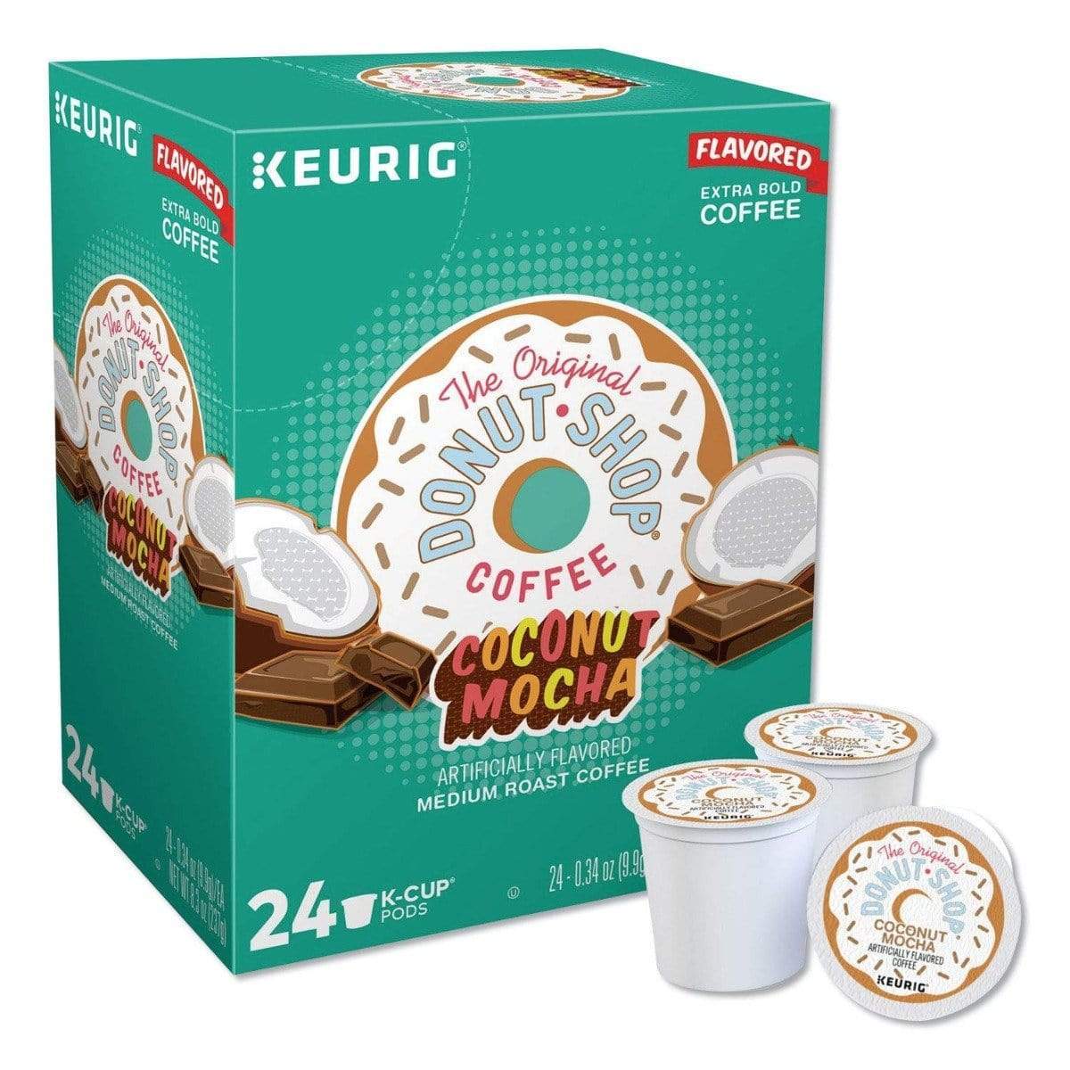 The Original Donut Show Coffee The Original Donut Shop Coconut Mocha K-Cup Coffee - 24 Count Box