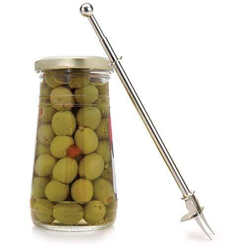 R.S.V.P Vegetable Gadgets RSVP Endurance Long-Reach Stainless Steel Pickle Fork