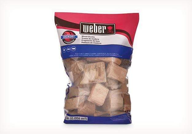 Weber Wood Pellets Weber Wood Chunks 4 lb Hickory