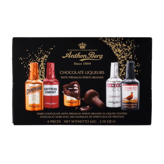 Anthon Berg Liqueur Filled Chocolate 4 Piece Box