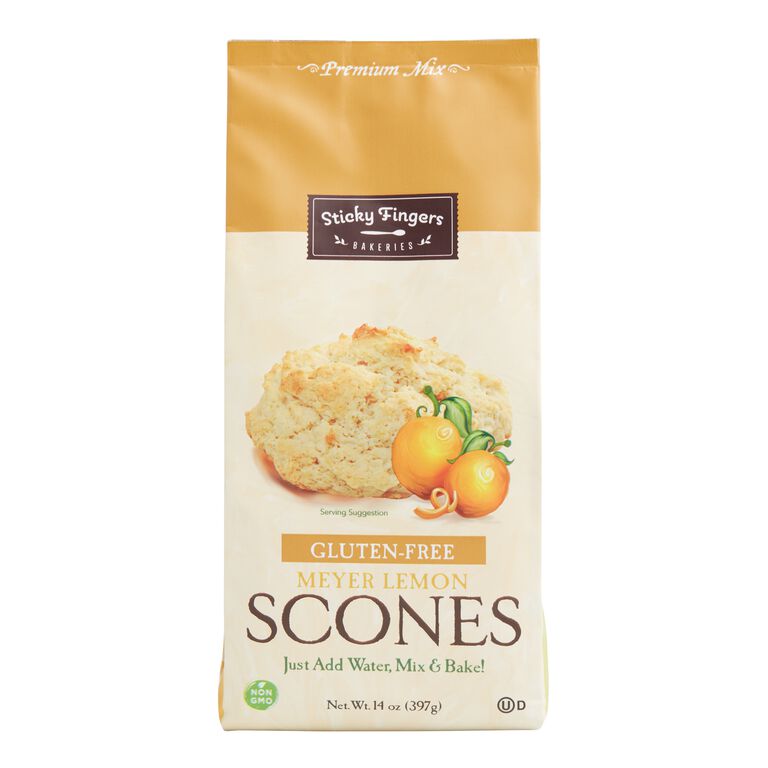 Sticky Fingers Bakeries Gluten Free Meyer Lemon Scone Mix 14oz
