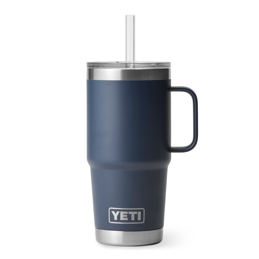 Yeti Rambler 25 oz Straw Mug Navy