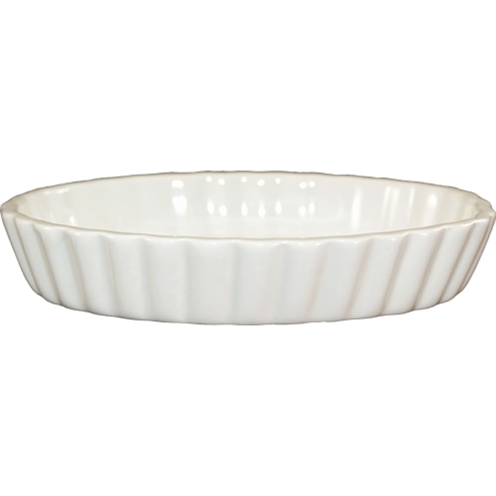 6in Oval Creme Brulee Dish - White