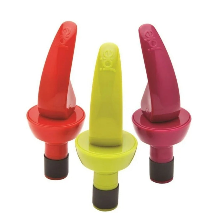 Jo!e Leakproof Expand And Seal Bottle Stopper - Assorted Colors