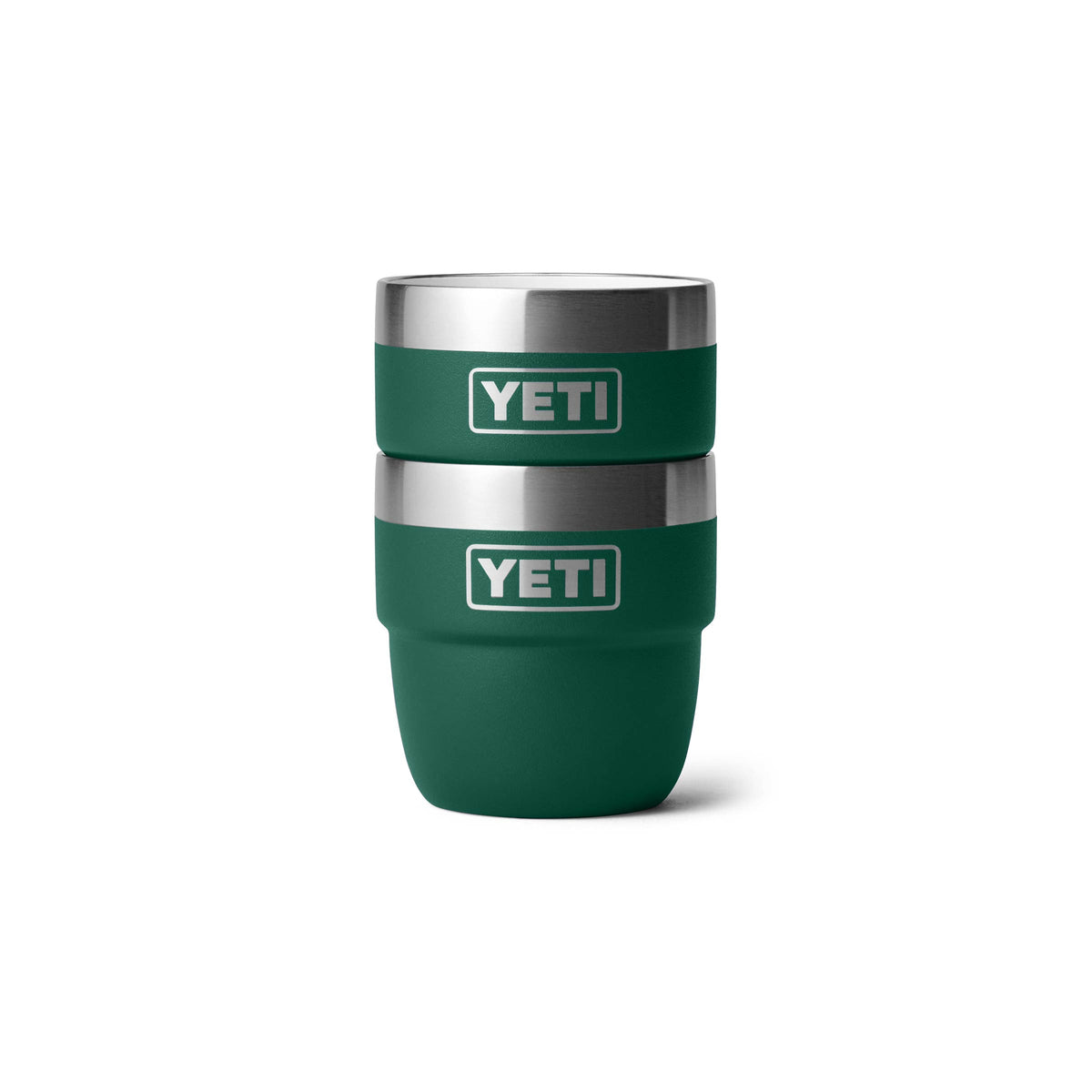 YETI Rambler 4 oz Stackable Cups - Black Forest Green