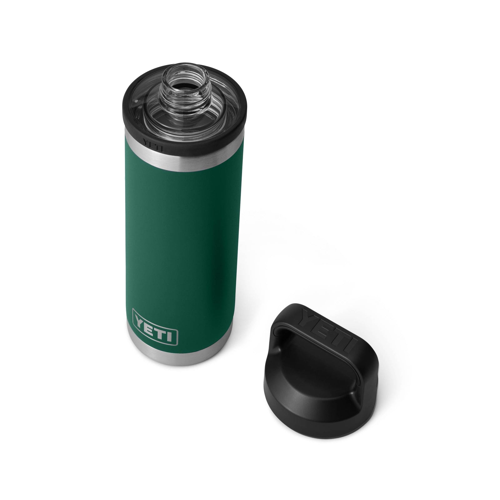 YETI Rambler 18 oz Chug Bottle - Black Forest Green