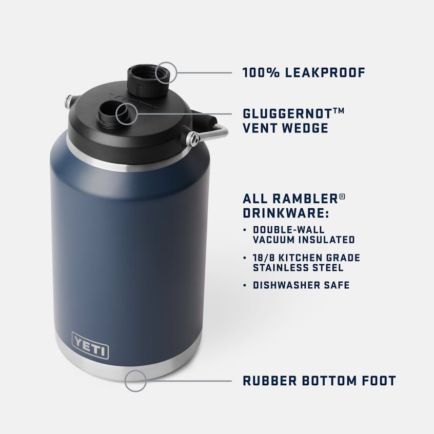 YETI Insulated Drinkware YETI Gallon Rambler Jug 2.0 Stainless Steel