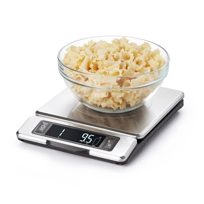 OXO 11 lb Stainless Steel Food Scale with Pull out Display