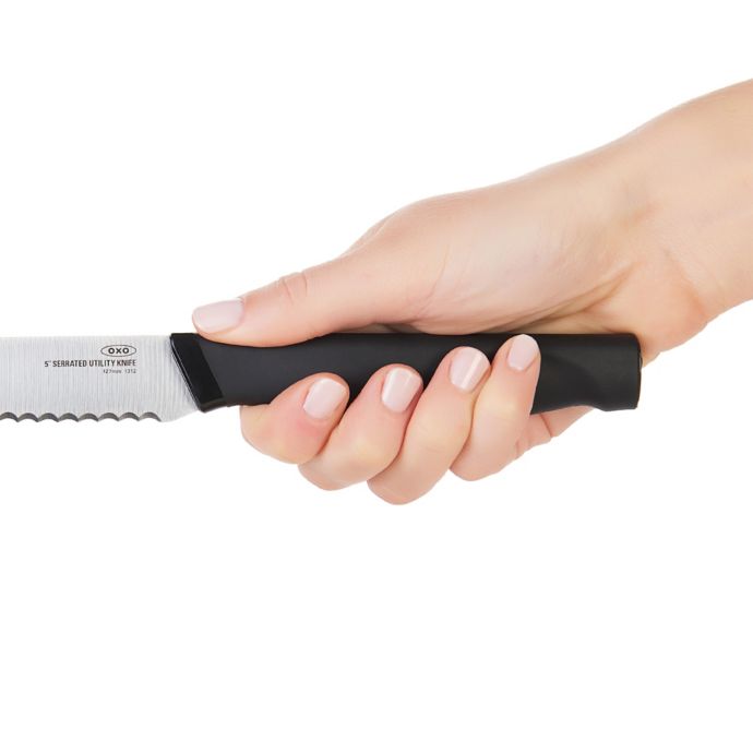 OXO Good Grips 5in Serrated Utility Knife
