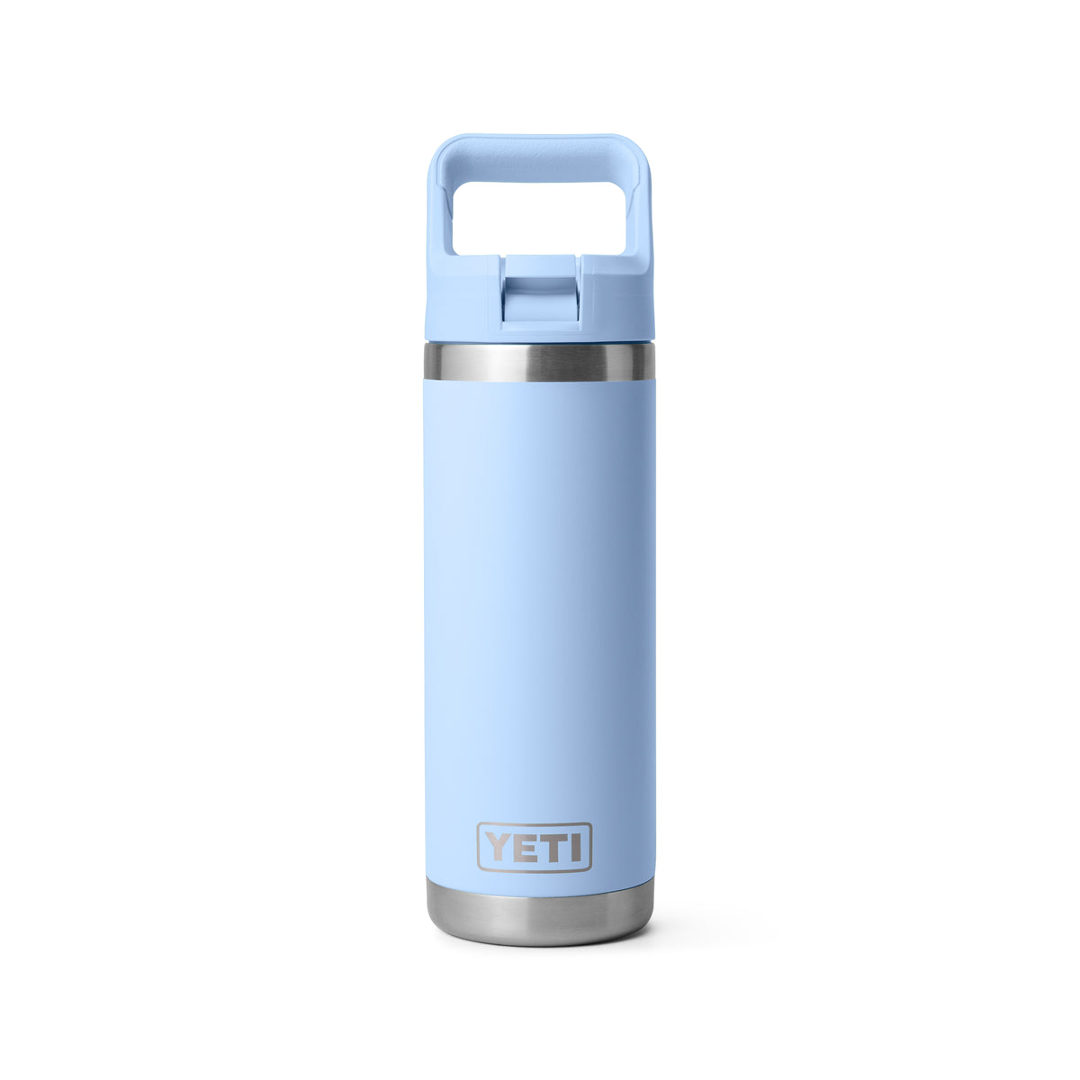 YETI Rambler 18 oz Bottle with Straw Cap - Big Sky Blue
