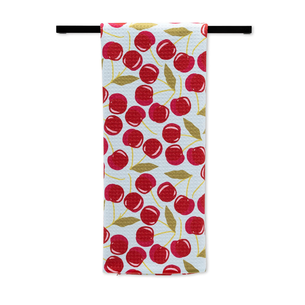 Geometry Sweet Cherry Kitchen Tea Towel