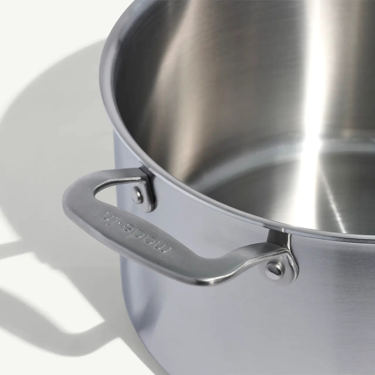 MADE IN Cookware 8 QT Stainless Clad Stock Pot with Lid