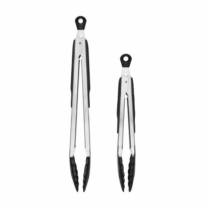 OXO 2-Piece Tongs with Nylon Heads Set