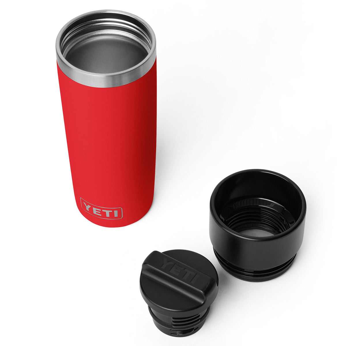 YETI Rambler 16 oz Travel Bottle with Commuter Cap - Rescue Red
