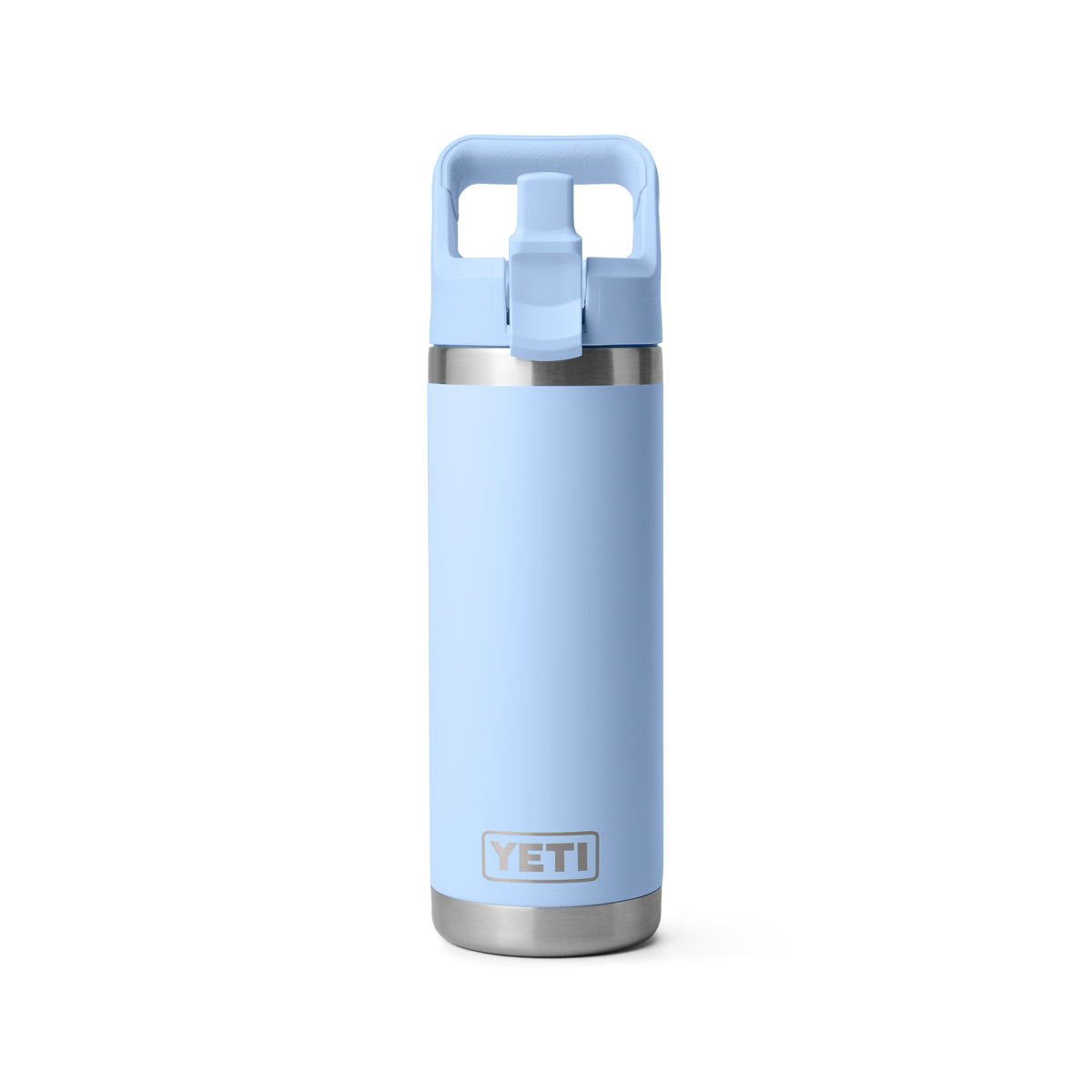 YETI Rambler 18 oz Bottle with Straw Cap - Big Sky Blue